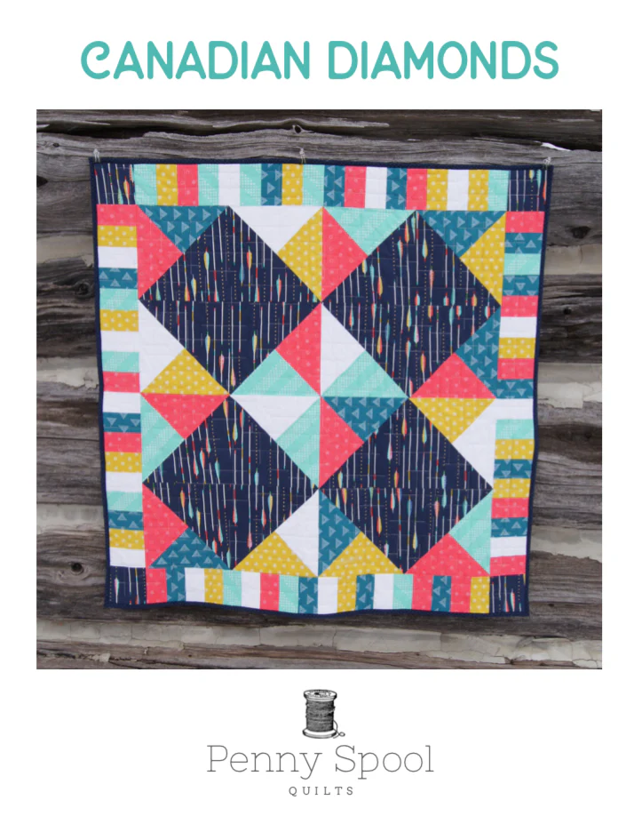 Canadian Diamonds Quilt Pattern - PDF Instant Download - Image 7