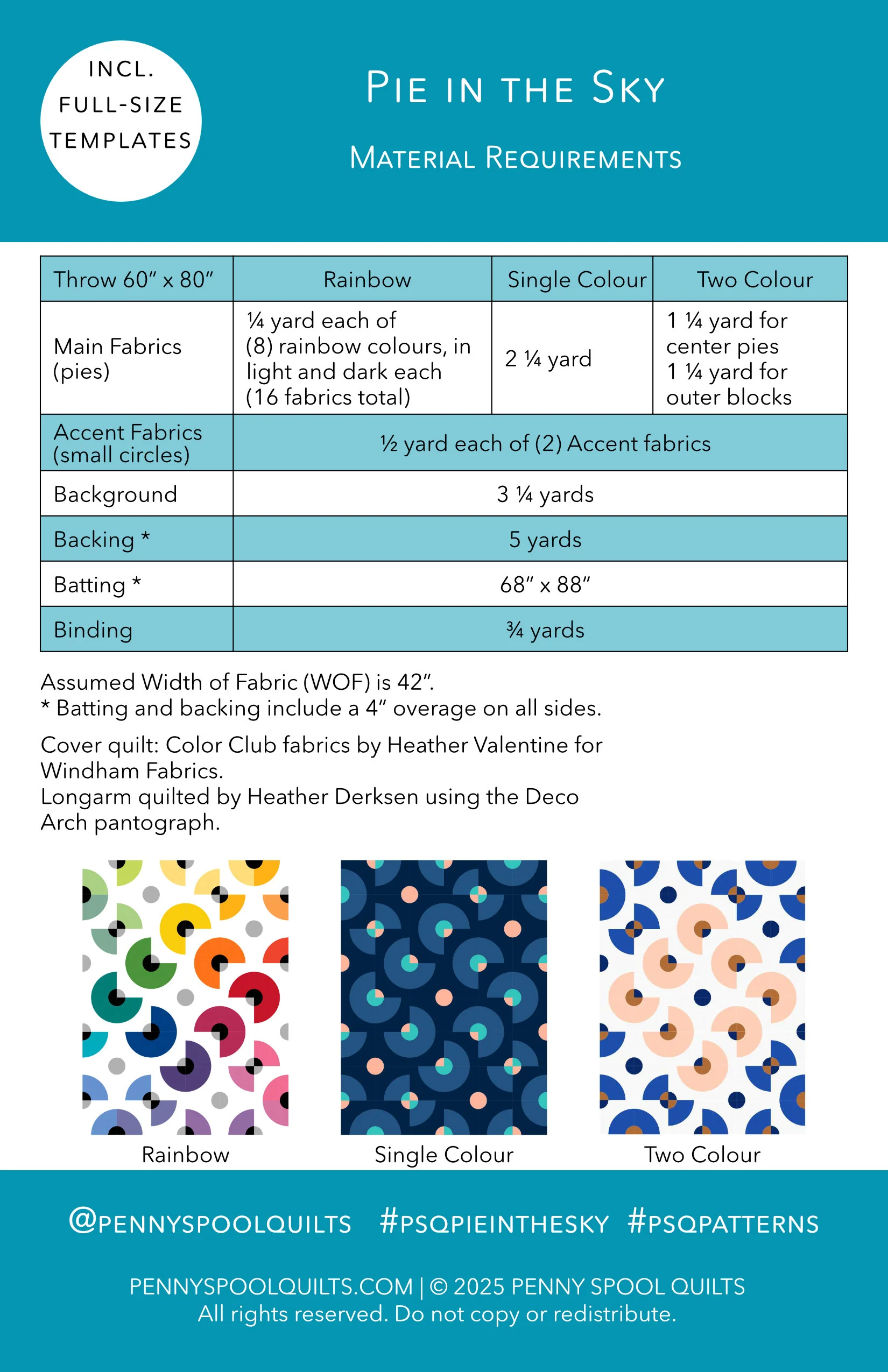 Pie in the Sky Quilt Pattern - PDF Instant Download - Image 5