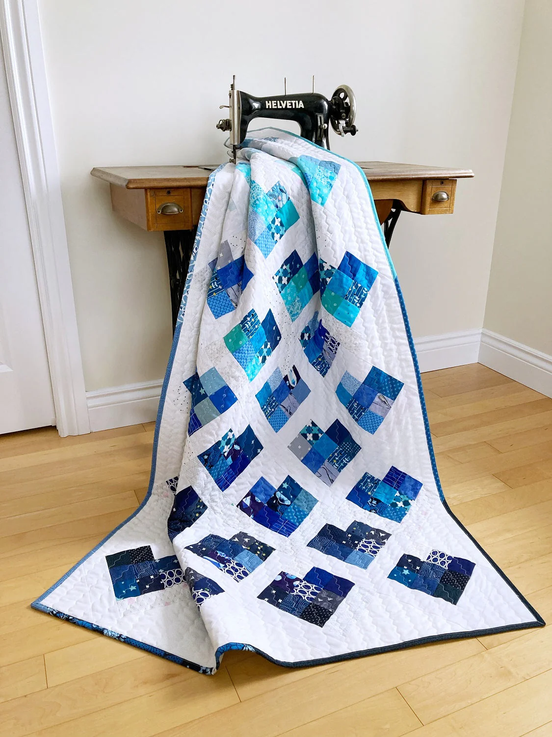 Scrappy Love Quilt Pattern - PRINTED PATTERN - Image 6